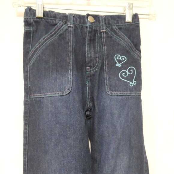 DISNEY PRINCESS | size 6x | Blue Denim With Ariel Detail On Front Leg - Picture 6 of 16